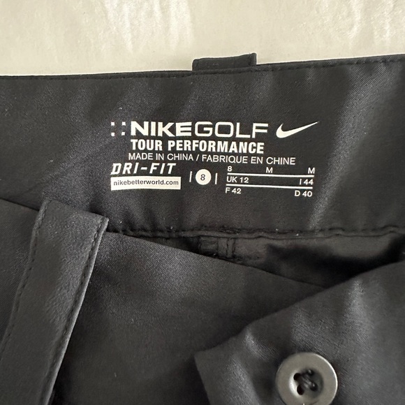 Nike Golf Tour Performance Pants - Black- Size 8 - Picture 3 of 3